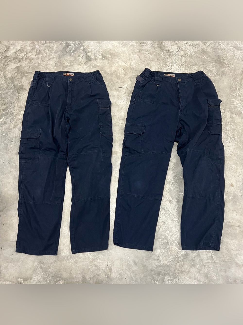 5.11 Tactical Taclite Pro Ripstop Cargo Pants Mens 34x30 74251 Blue Lot of 2